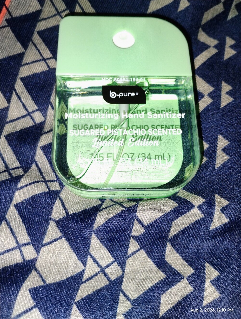 b•pure Sugared Pistachio Moisturizing Hand Sanitizer